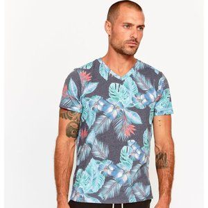 Sol Angeles-Men's Night Blooms V-neck Tee Size M